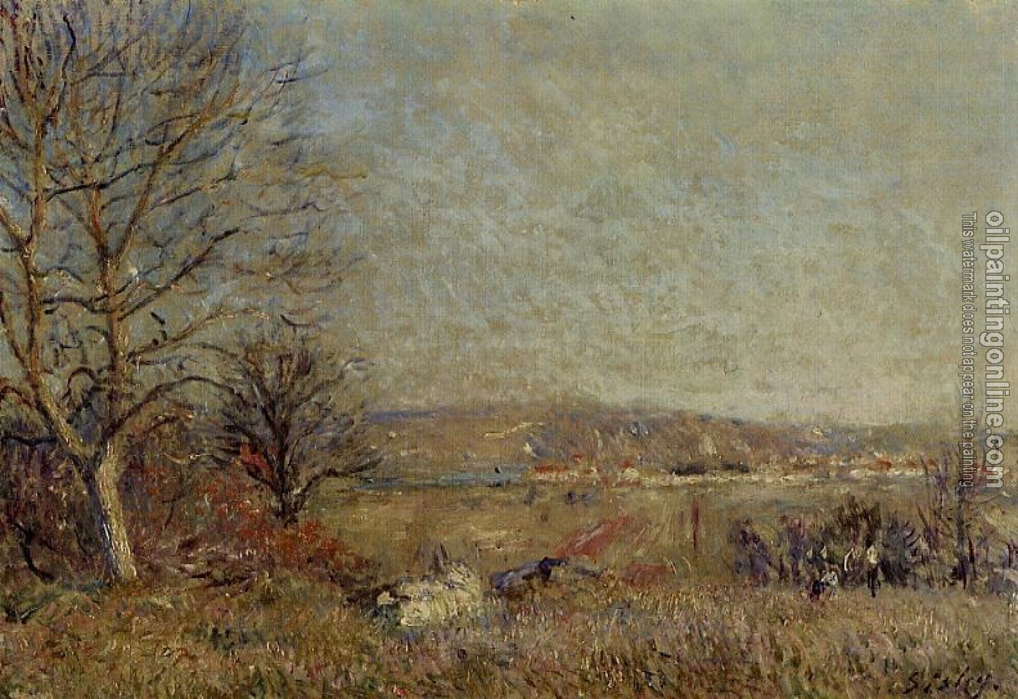 Sisley, Alfred - The Plain of Veneux, View of Sablons